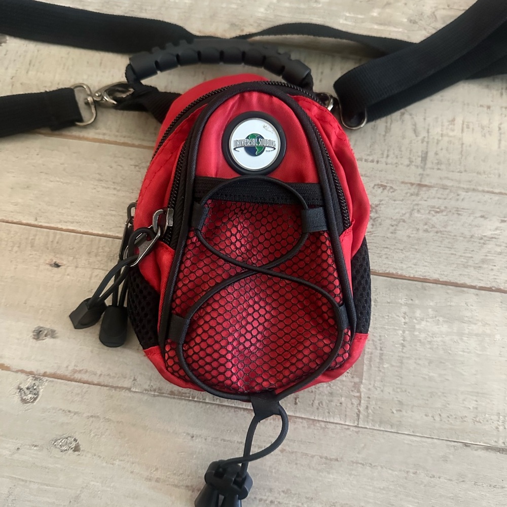 Red and Black crossbody Bag